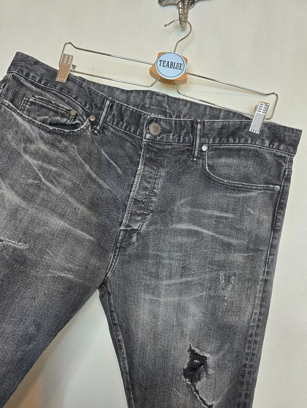 John Elliott The Cast 2 Distressed Slim Jeans Size 36 Made In Japan